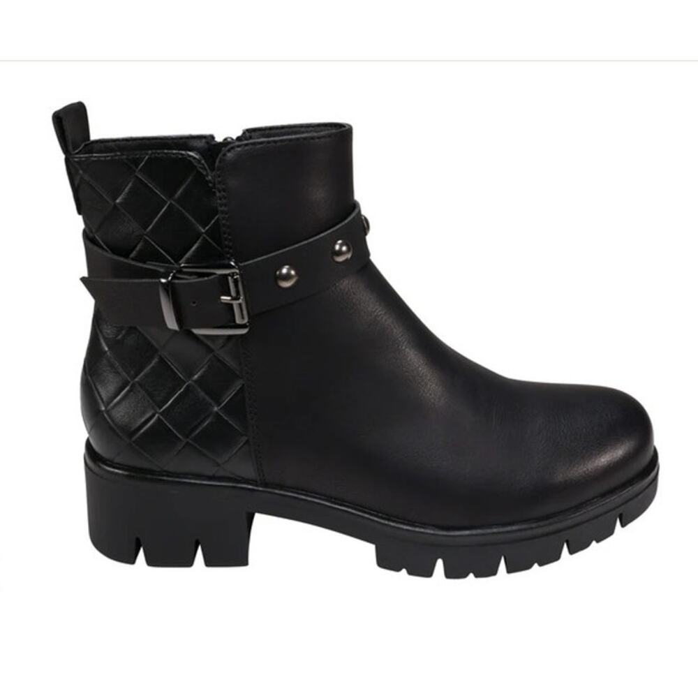 New GC Georgia Black Bootie Biker 9.5M